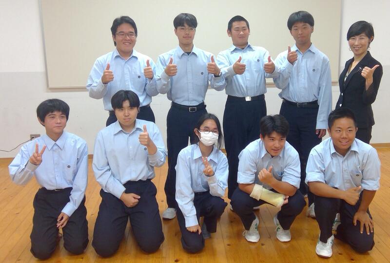 発表者と方眼ノートトレーナーの青木さん