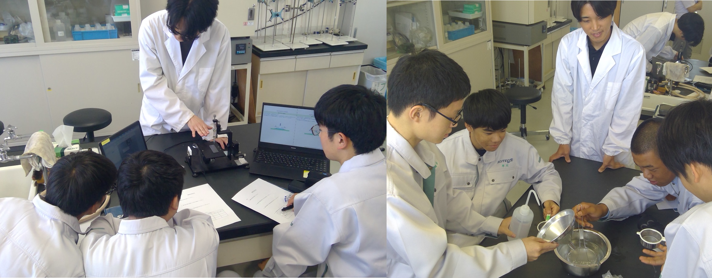 ②振動反応・機能性表面形成