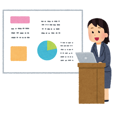 プレゼン女性