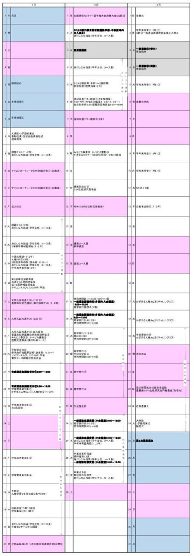 R7年度_3学期学校行事