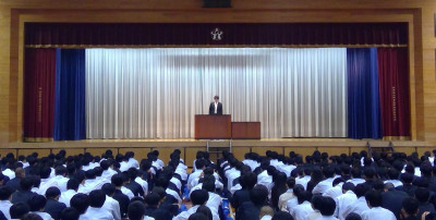 学校長式辞