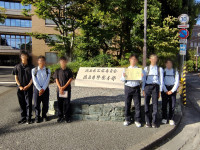 徳島県警本部前