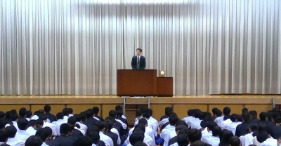 学校長式辞